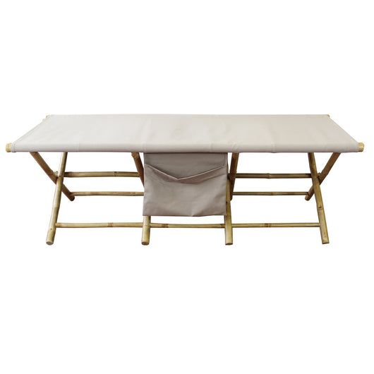 Lettino da esterno in bamboo - BACCA