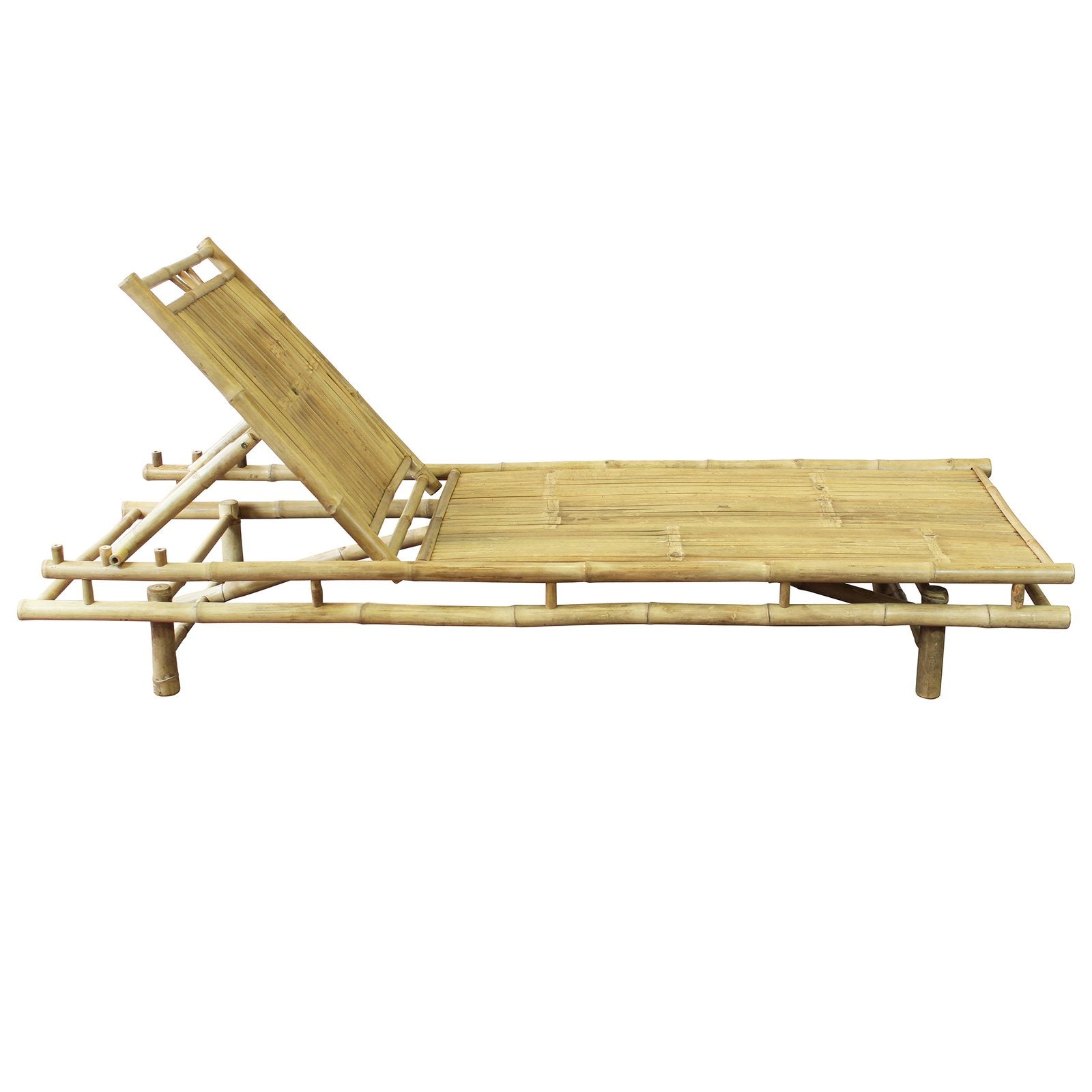 Lettino prendisole da giardino in bamboo - ASIA