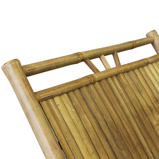 Lettino prendisole da giardino in bamboo - ASIA