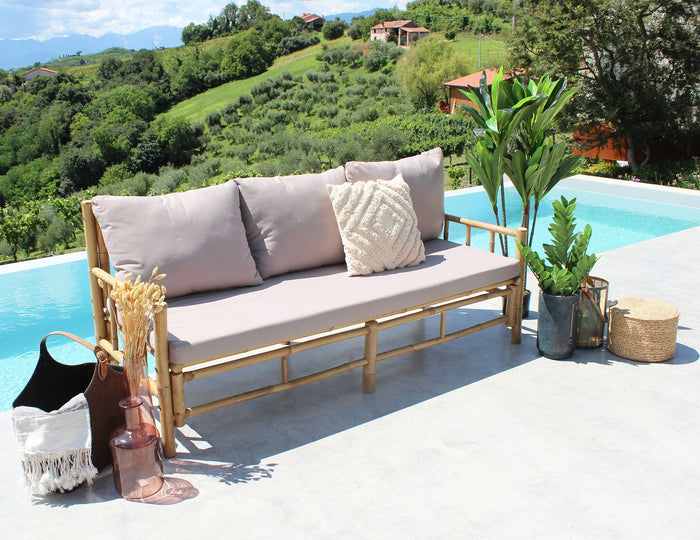 Divano da giardino in bamboo - RITA