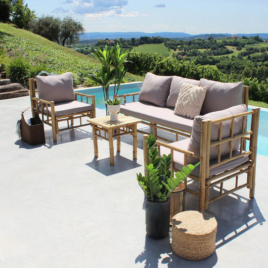 Divano da giardino in bamboo - RITA
