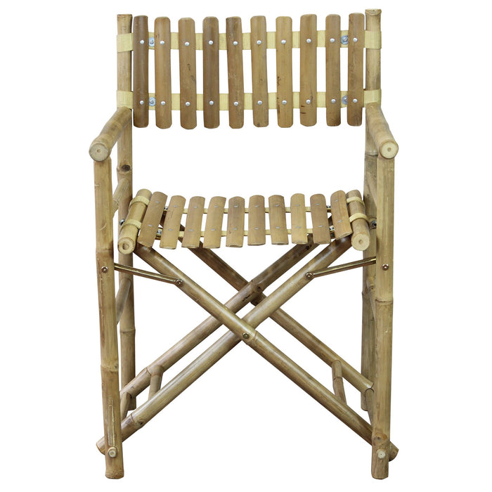 Sedia regista in bamboo pieghevole - MOJI