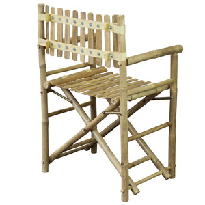 Sedia regista in bamboo pieghevole - MOJI