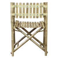 Sedia regista in bamboo pieghevole - MOJI