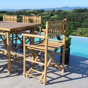 Sedia regista in bamboo pieghevole - MOJI