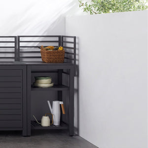 Modulo ripiano angolo per cucina da giardino - OKKAIDO