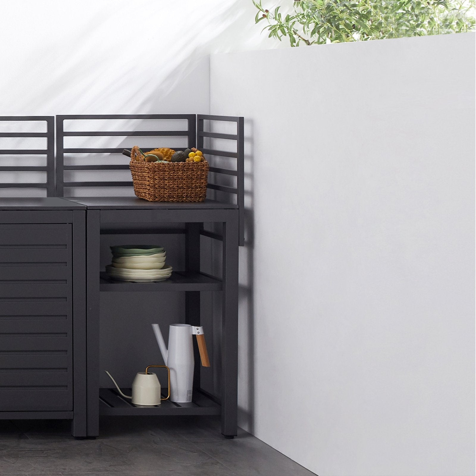 Modulo ripiano angolo per cucina da giardino - OKKAIDO