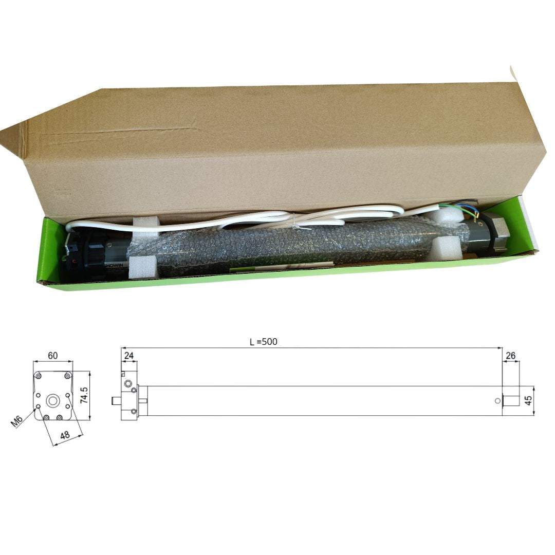 Motore Tubolare Elettrico per Tapparelle Pesanti  50Nm  230V  Comunello