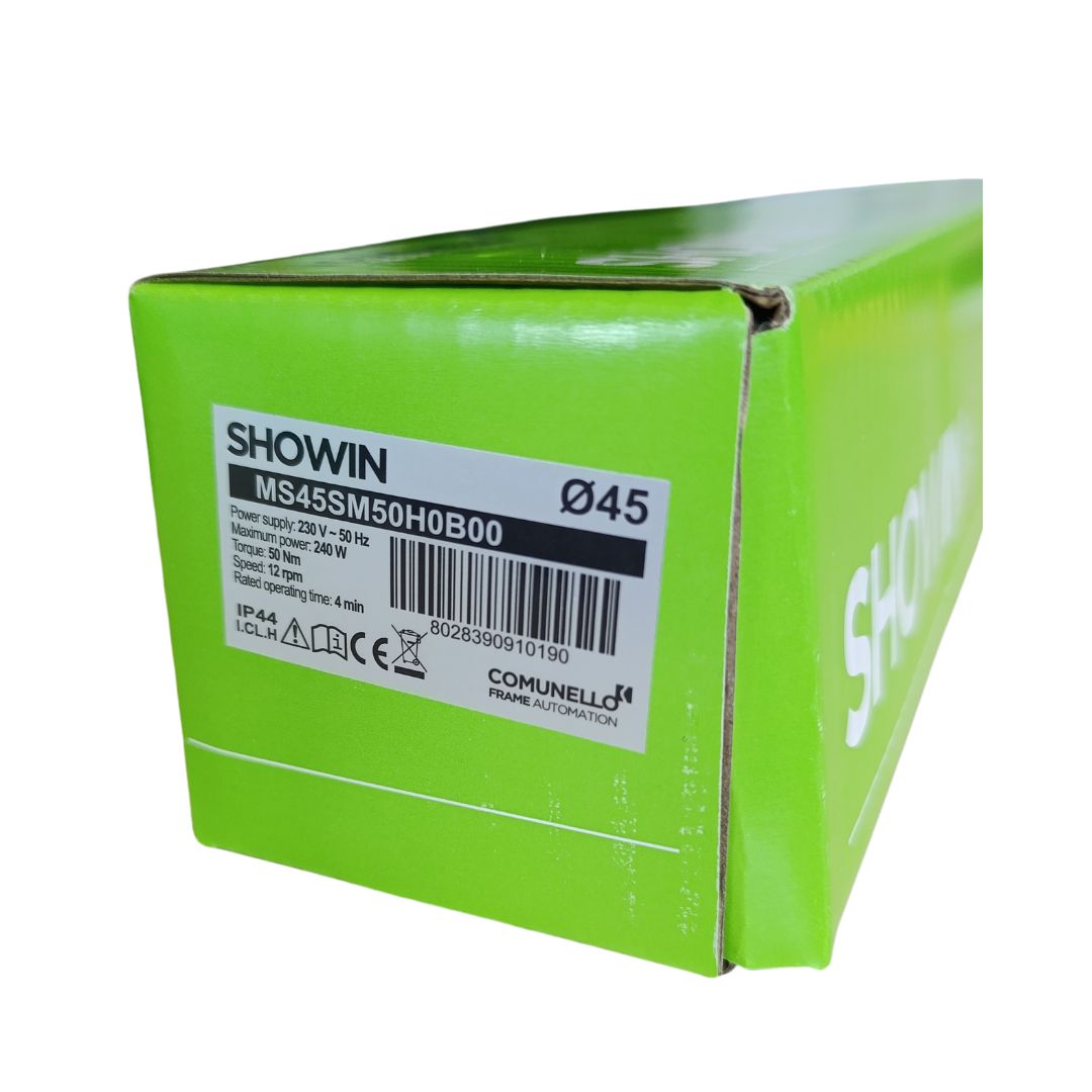 Motore Tubolare Elettrico per Tapparelle Pesanti  50Nm  230V  Comunello