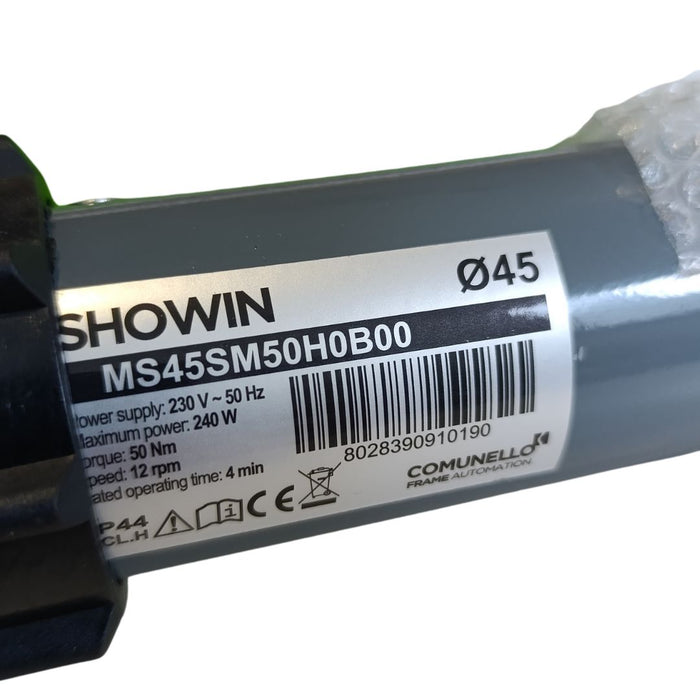 Motore Tubolare Elettrico per Tapparelle Pesanti  50Nm  230V  Comunello