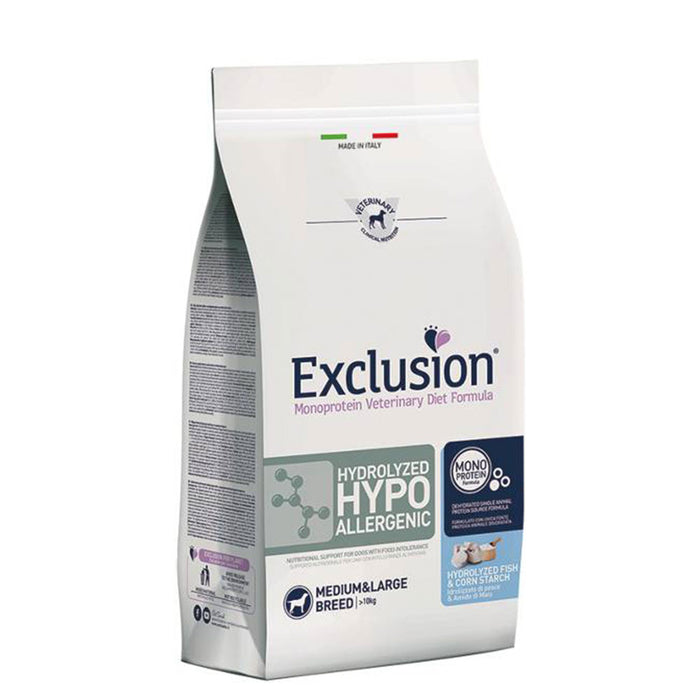 Exclusion dog Hydrolyzed Hypoalergenic 12kg