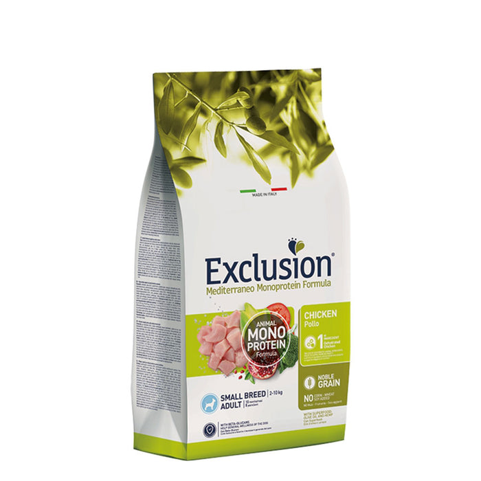 DORADO Exclusion - Mediterraneo Monoprotein Adult Small Breed Pollo da 7 kg