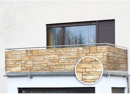 Protezione per balconi "Vino selvatico" 5 m 500 x 85 cm 737372