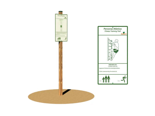 Arrampicata Giochipark legno e acciaio 11 barre A~4cm outdoor fitness EN 16630