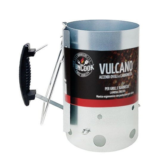 CIMINIERA ACCENDICARBONE VULCANO D.19CM.