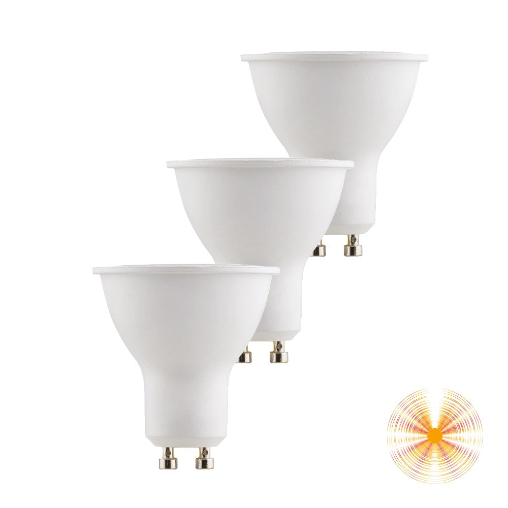 TRIPACK LAMPADINA LED GU10 3000K 8,5W 806LM