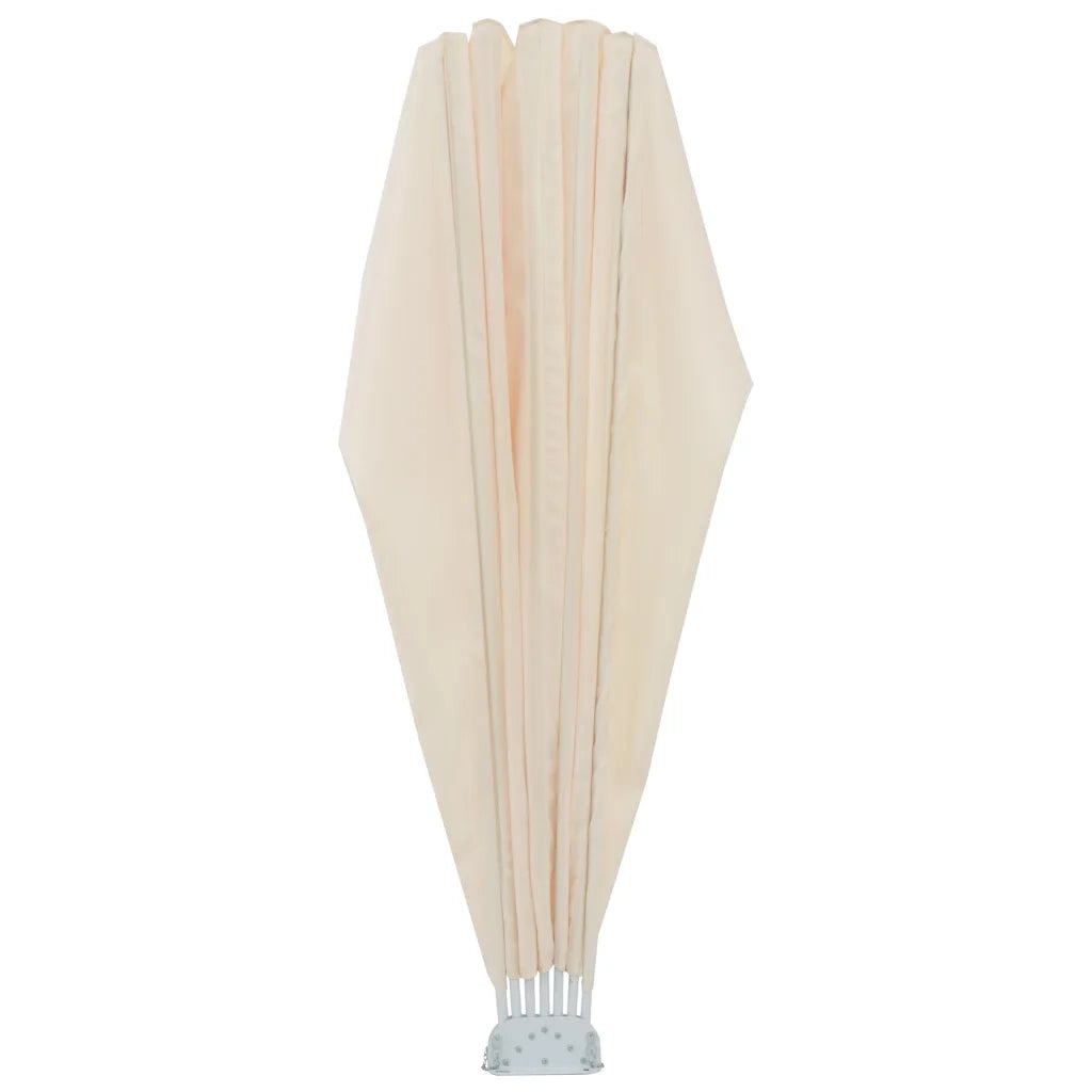 Tenda Laterale per Terrazza Pieghevole Crema 160 cm 44577