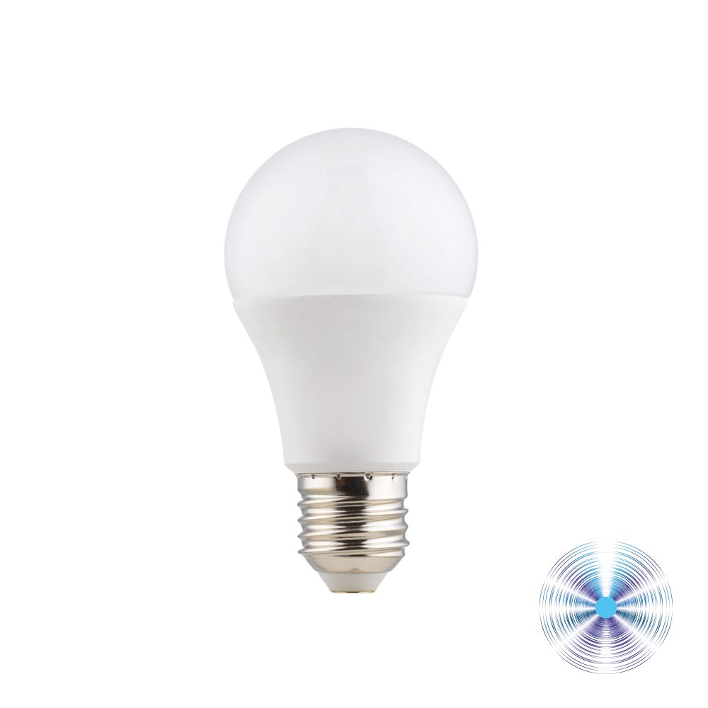 LAMPADINA LED SENSOR A60 E27 6000K 7W 650LM.