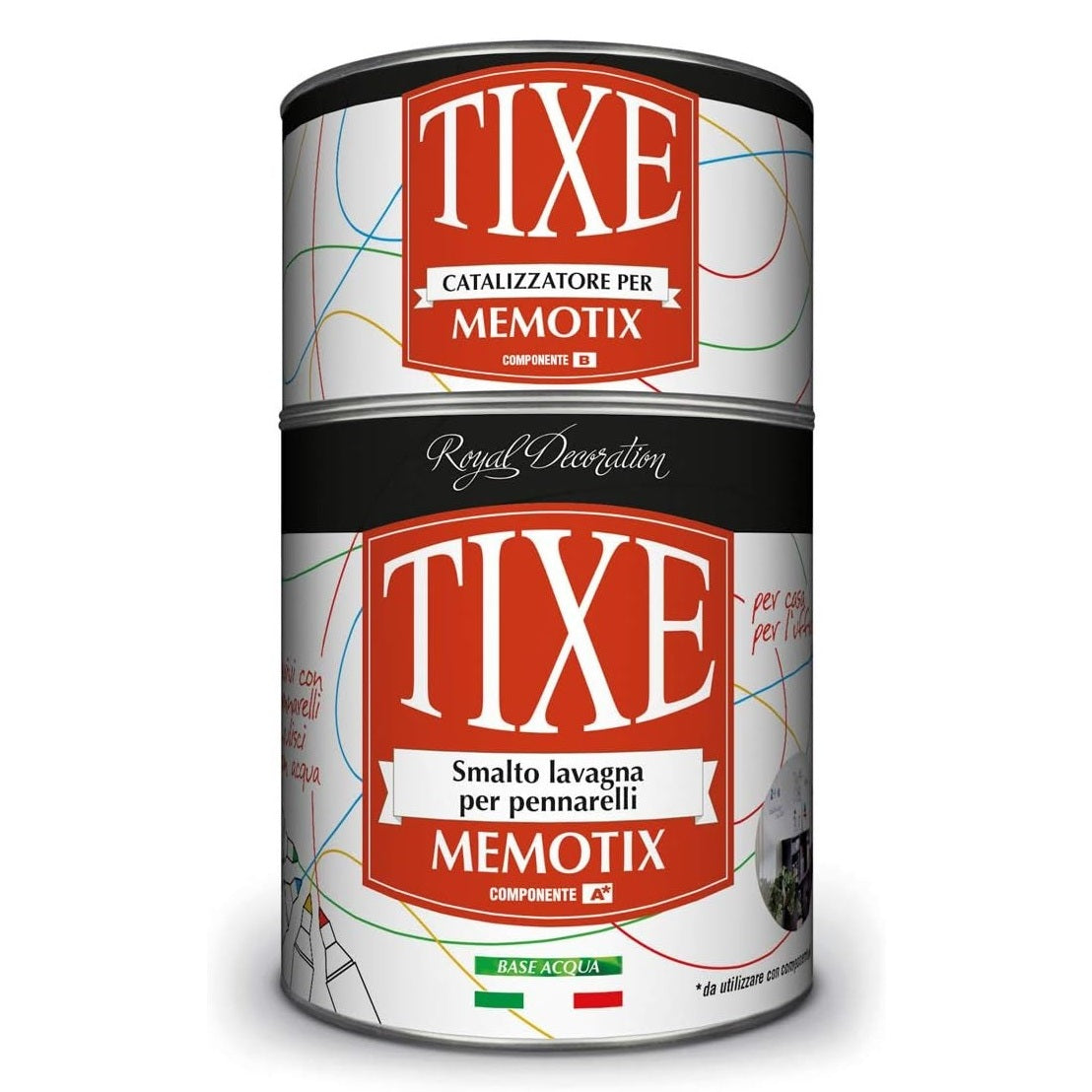 SMALTO BICOMPONENTE MEMOTIX 750ML BIANCO