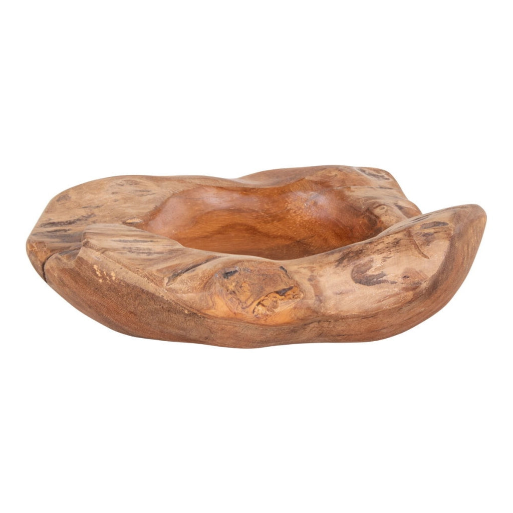 Vassoio Rio, Marrone, Legno, 20x20x8 cm