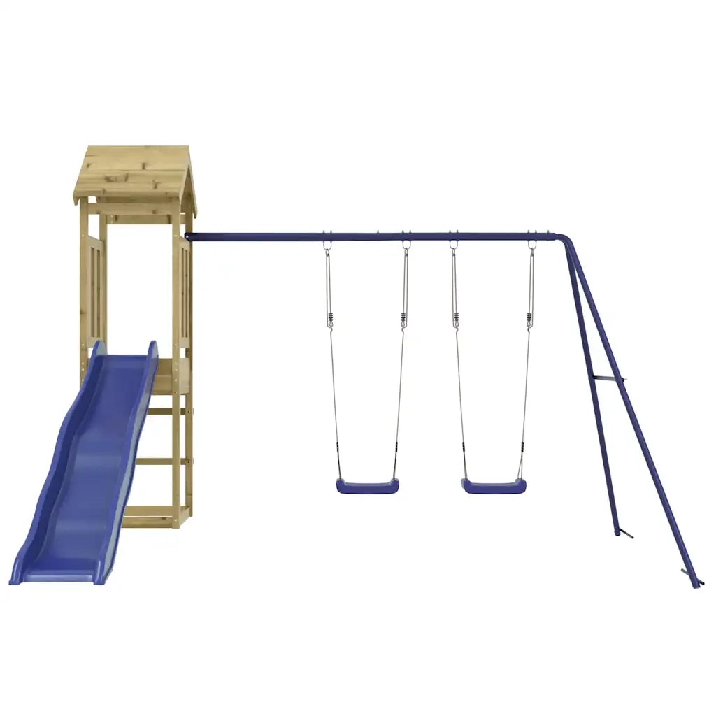 Set da Gioco da Esterno in Legno di Pino Impregnato 3155824