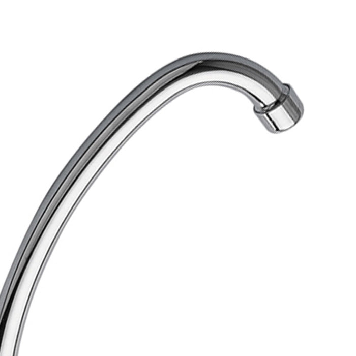 Canna a j per monoforo lavello, tipo universale con aeratore