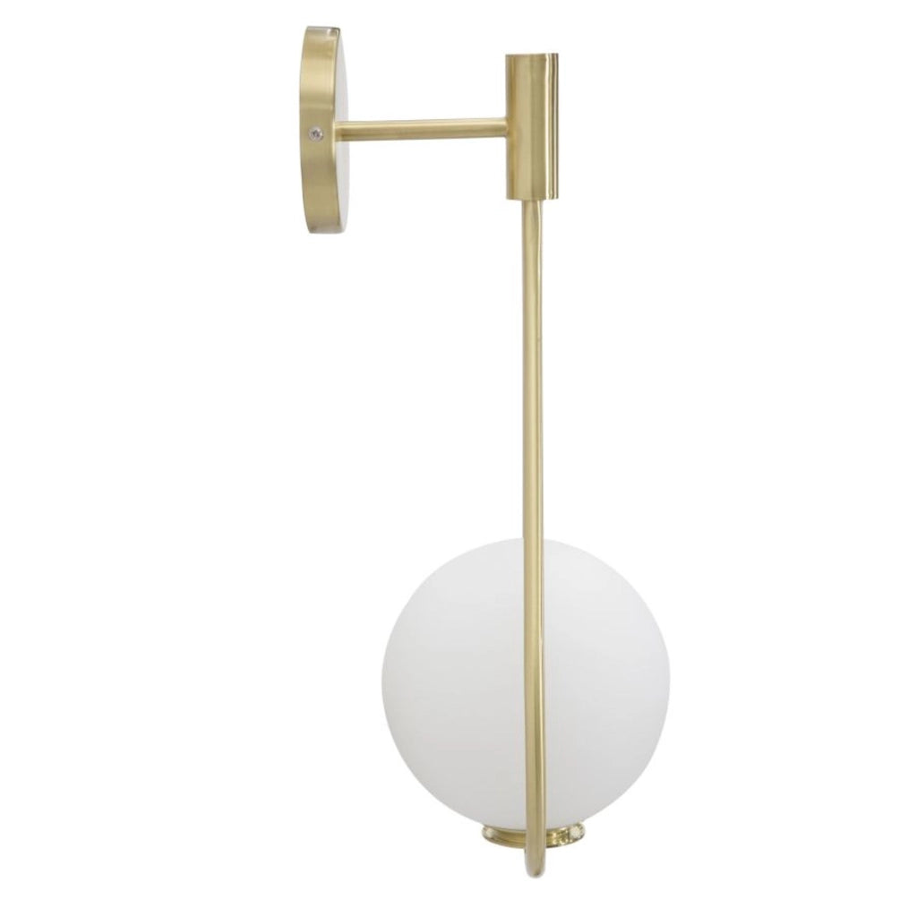 Lampada a Parete VKH52, Oro, Metallo, 24x20x52 cm