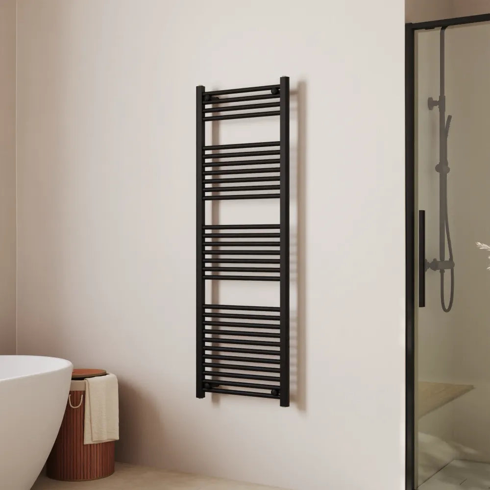 Termoarredo idraulico 1500x500 nero opaco interasse 450 | Polaris