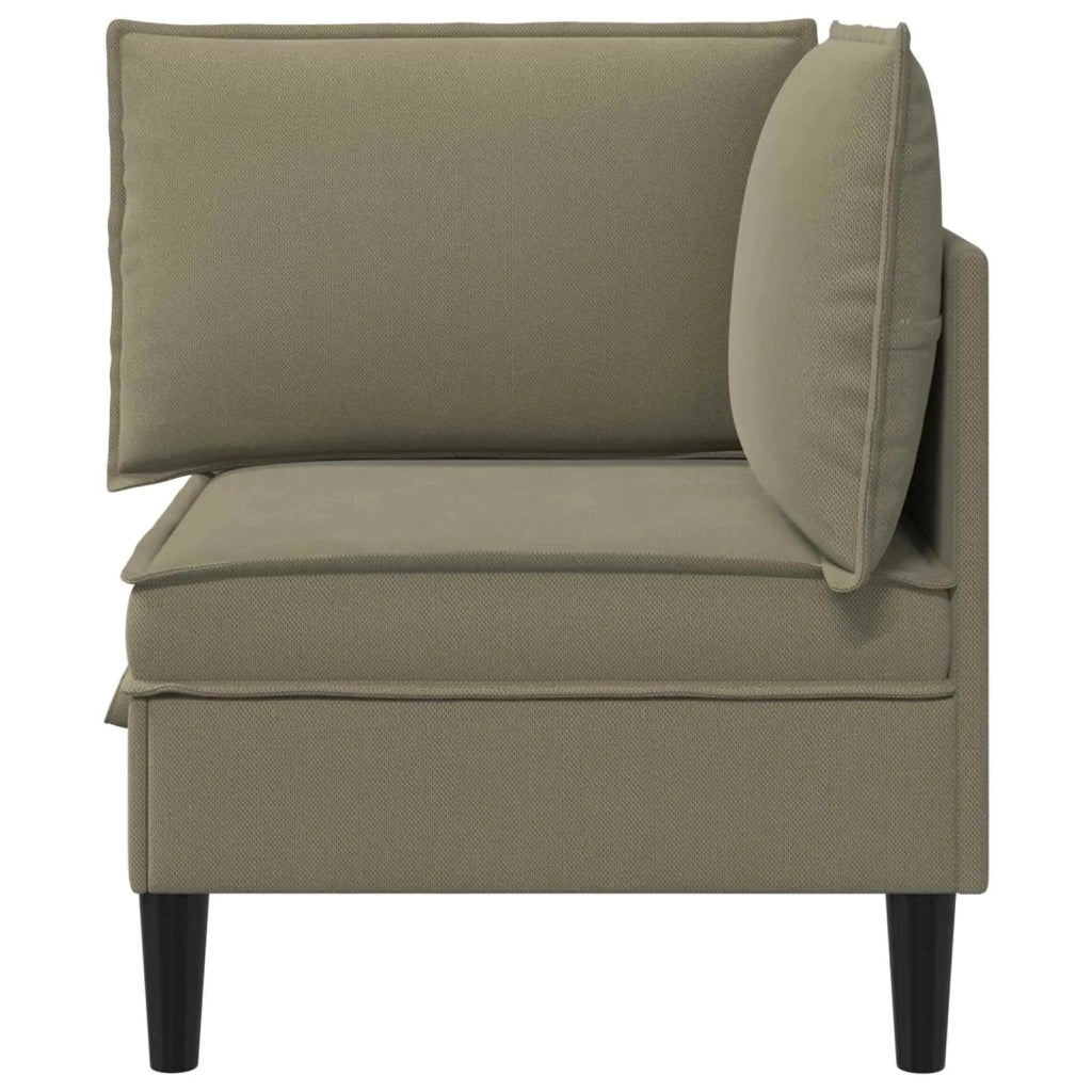 Divano Angolare con Storage Cachi Velluto 42027090