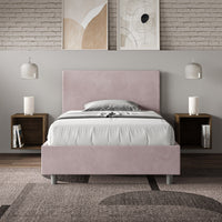 Letto 1 Piazza e Mezzo 110x210 cm con Rete Adele Glicine