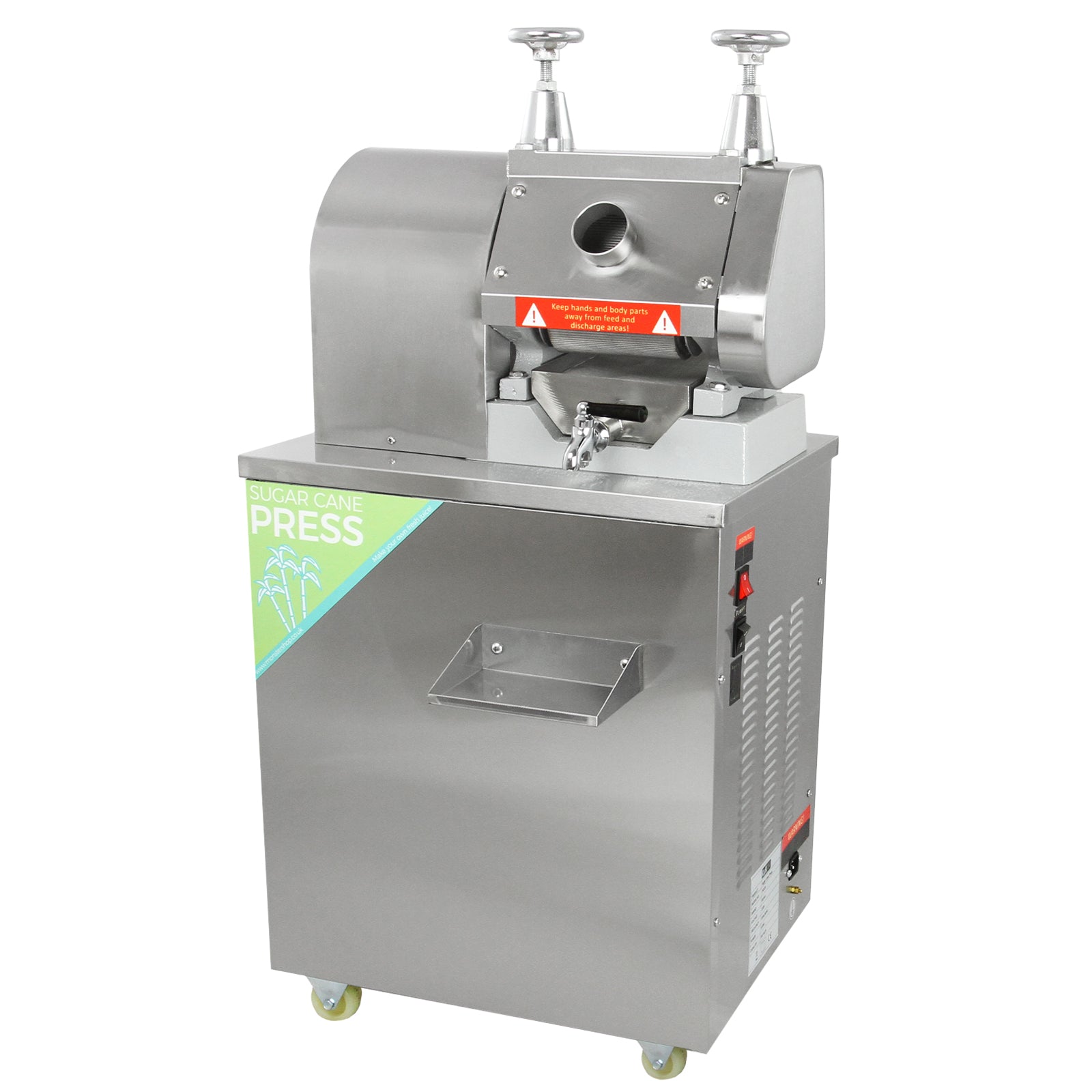 Macchina Estrattrice di Succo di Canna da Zucchero Commerciale in Acciaio Inox