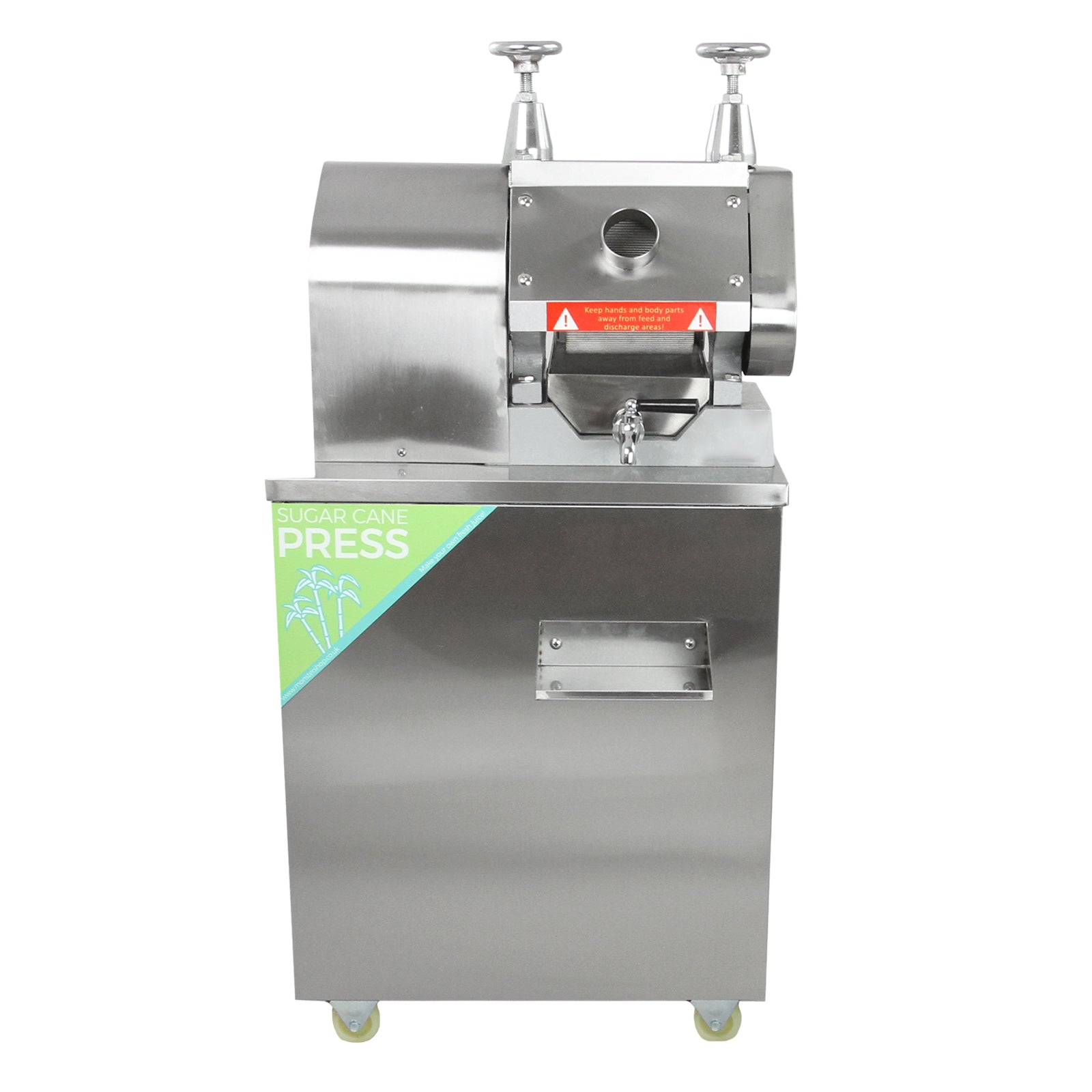 Macchina Estrattrice di Succo di Canna da Zucchero Commerciale in Acciaio Inox