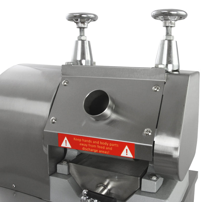 Macchina Estrattrice di Succo di Canna da Zucchero Commerciale in Acciaio Inox