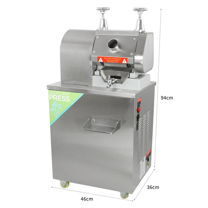 Macchina Estrattrice di Succo di Canna da Zucchero Commerciale in Acciaio Inox