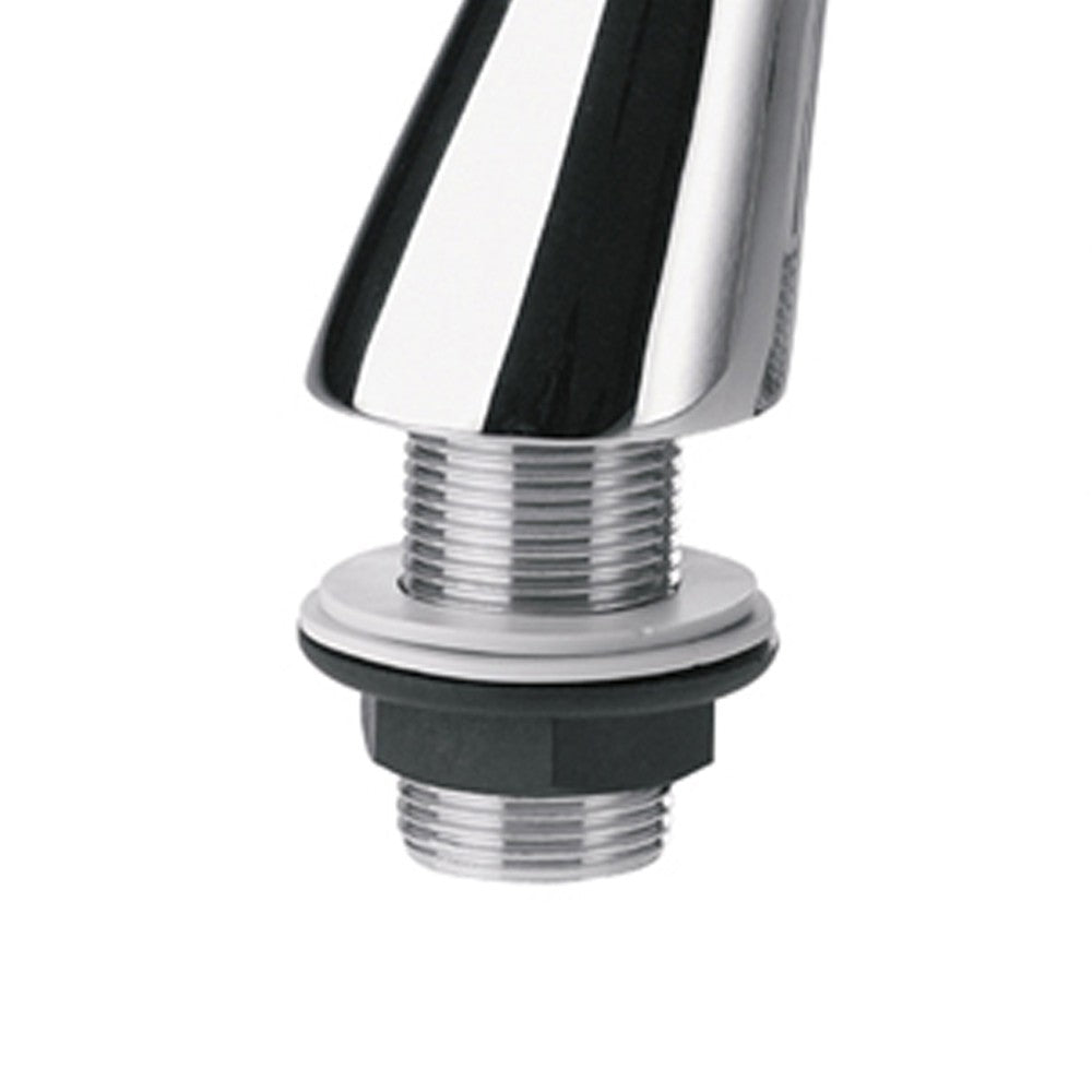 Coppia colonnette bordo vasca in ottone cromato, serie uk