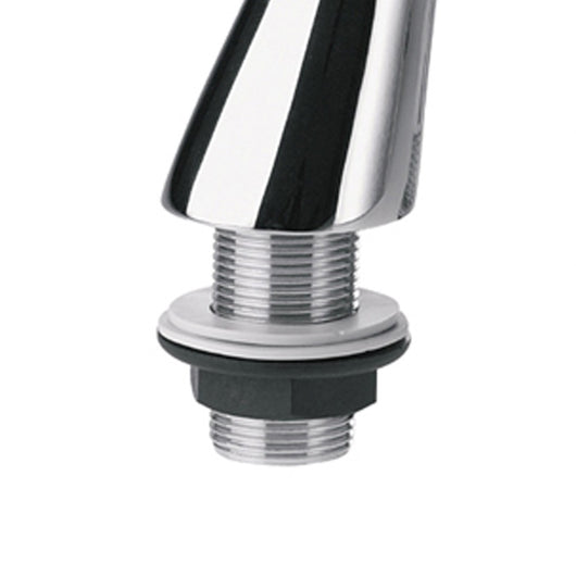 Coppia colonnette bordo vasca in ottone cromato, serie uk