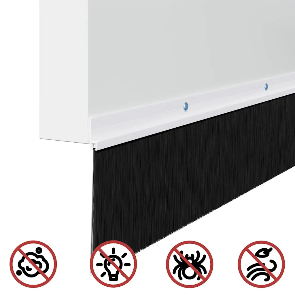 Spazzole per porte a vite 12 pz Bianco 100 cm CFW6173208