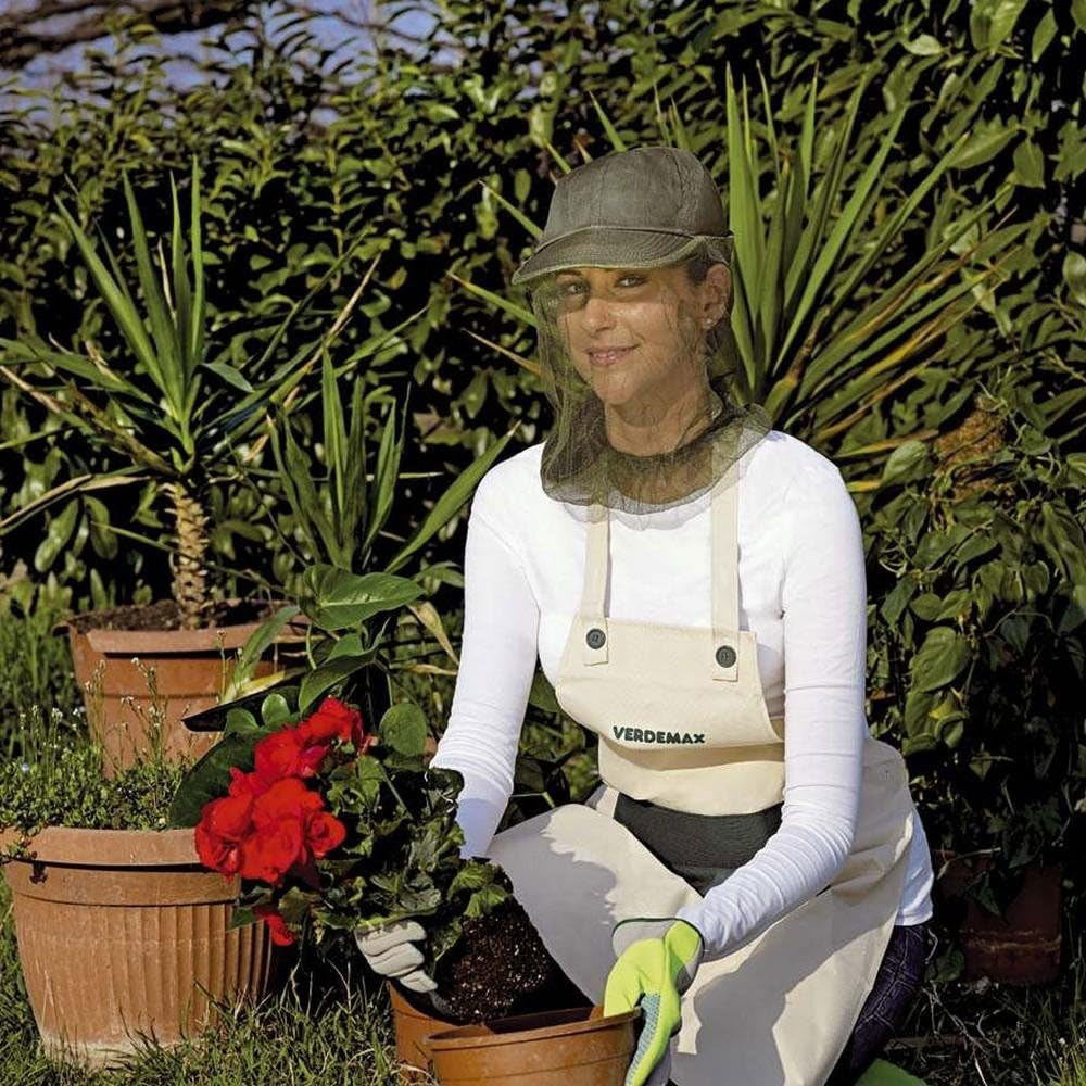 Verdemax 5068 - Cappello con Retina Ripara Insetti