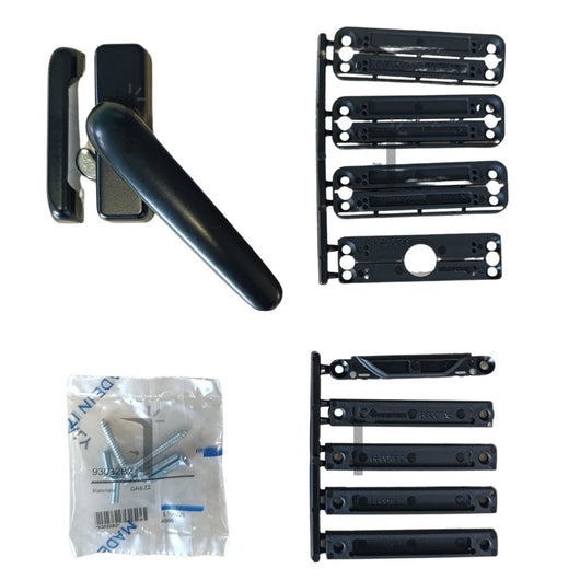 Maniglia a tavellino Master universale Semplice Art 3042 Colore: NERO