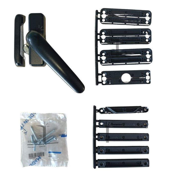 Maniglia a tavellino Master universale Semplice Art 3042 Colore: NERO