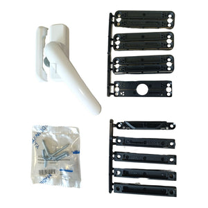 Maniglia a tavellino Master universale Semplice Art 3042 Colore: Bianco