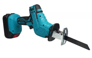 SEGA SEGHETTO A GATTUCCIO BATTERIA MOTOSEGA ELETTROSEGA CON LAME 2 BATTERIE 26V