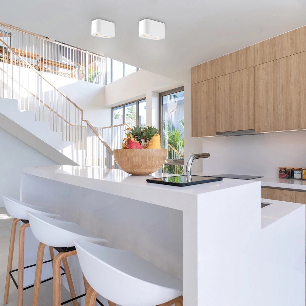 Faretto soffitto bianco opaco 2xGU10 42W Kobald Rabalux