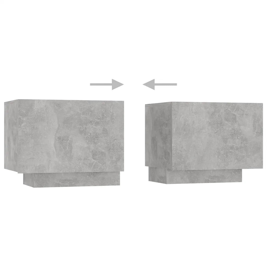 Mobile Porta TV con Luci LED-Mobile per TV-Credenza TV Grigio Cemento 180x35x40 cm