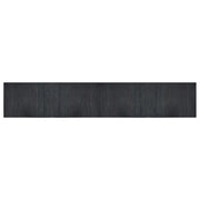 Tappeto del soggiorno | Tappeto Rettangolare Grigio 70x400 cm in Bamb¨´