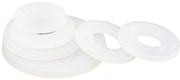 Pakking a Nylon - Bianco - 50 Pezzi - Anelli - PA66 - Wasmachine Isolante - Adatto per M18 - ID 32mm - OD 3mm - Grommets in Plastica Densa