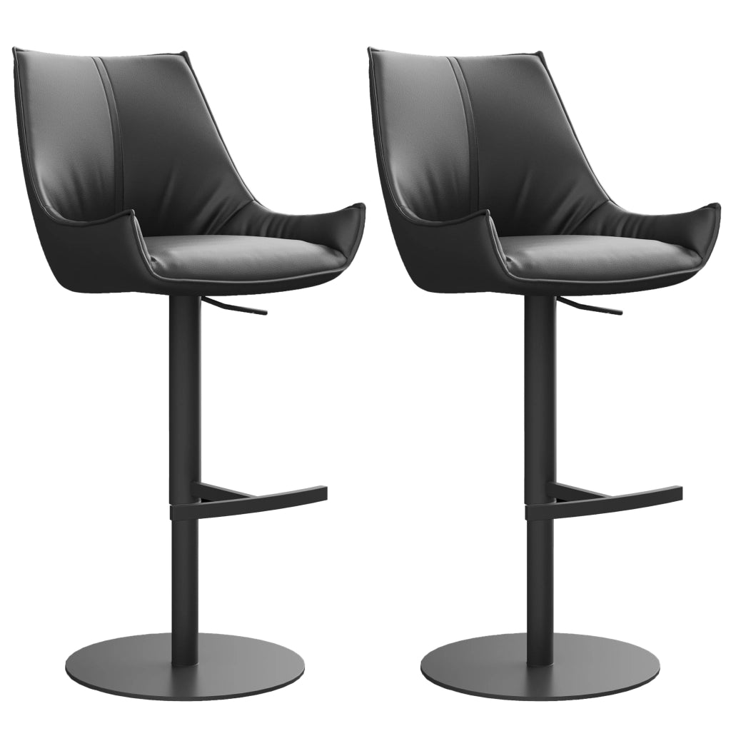 Sgabello da bar TRENDBAR in pelle marrone