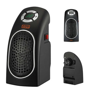 Vinco Mini Stufa Ceramica per presa a Muro Schuko 400W 70159