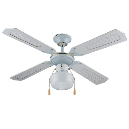 Ventilatore Vinco Da Soffitto 70912 Lampadario Con Luci 4 Pale 55W 3 Velocità