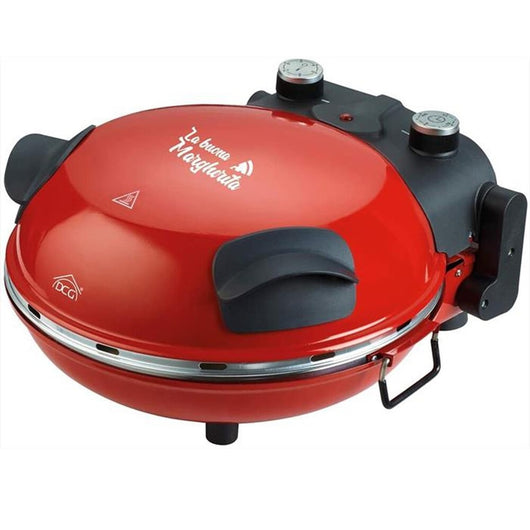 Dcg Eltronic Forno Pizza Maker Mb2300 1200w Timer E Termostato, Rosso